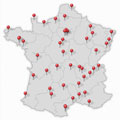 Liste des magasins Rougier et Plé en France métropolitaine